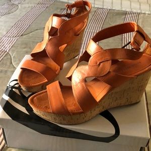 NINE WEST WEDGES WITH BOX